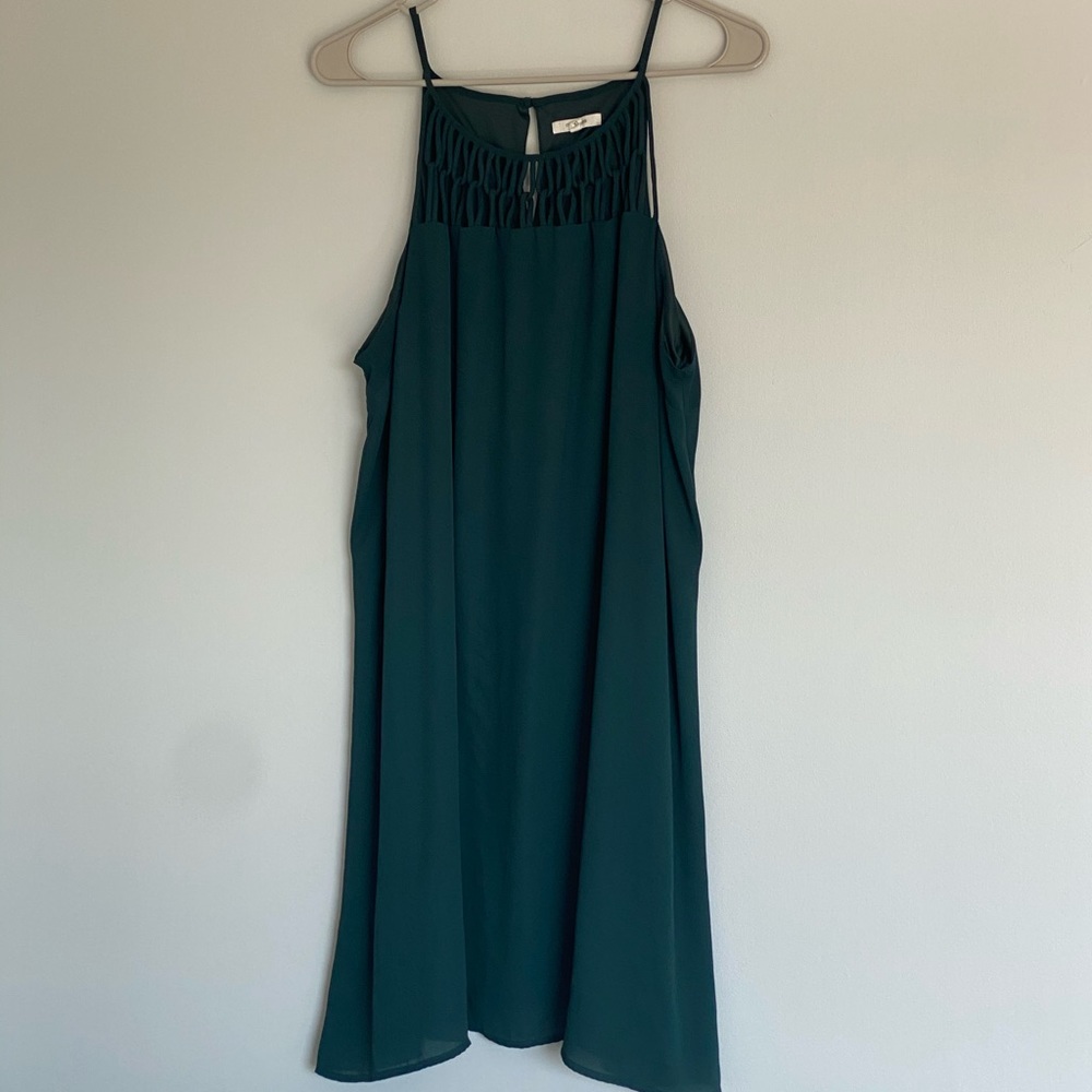 Teal dress